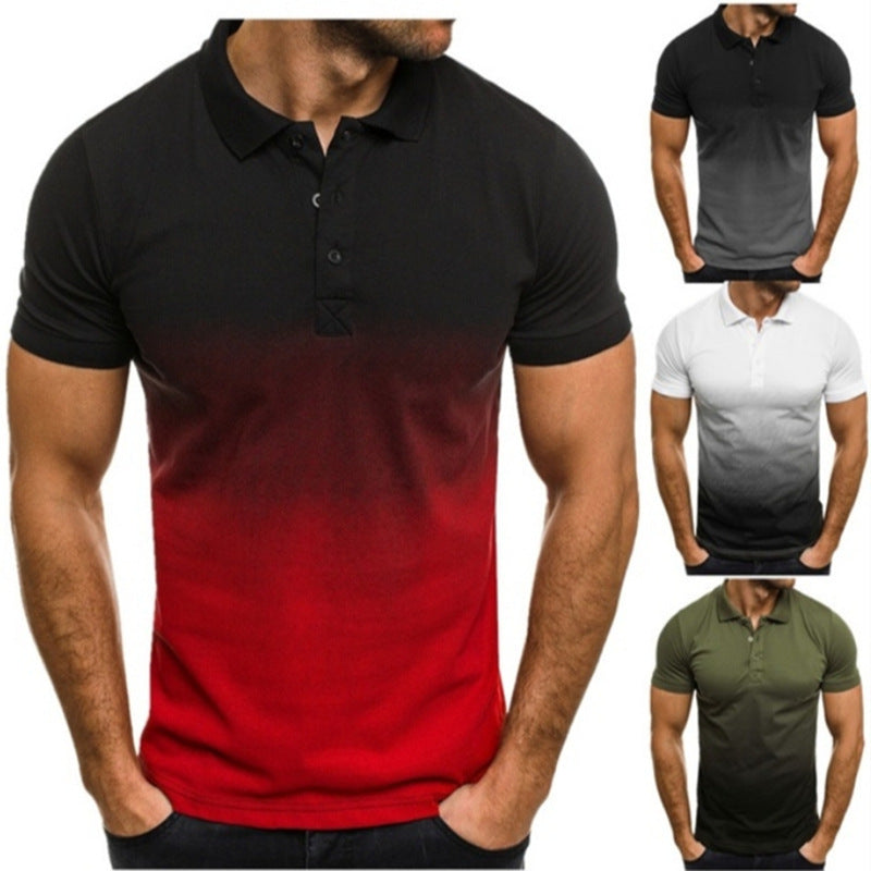 Slim-fit Gradient POLO Shirt