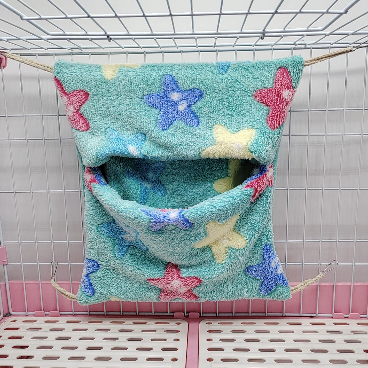 Cross-border explosion honey bag warm hammock envelope plush pet sleep bag hamster hammock