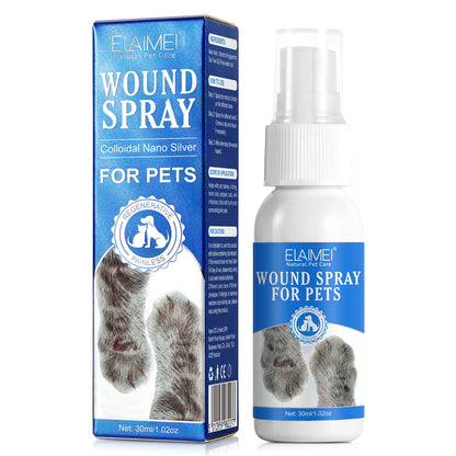 Dog Wound Care Spray - Wound Spray for Pets - Healing Aid and Skin Repair, Clean Wounds, Relieve Dog Skin Allergies 2 pack