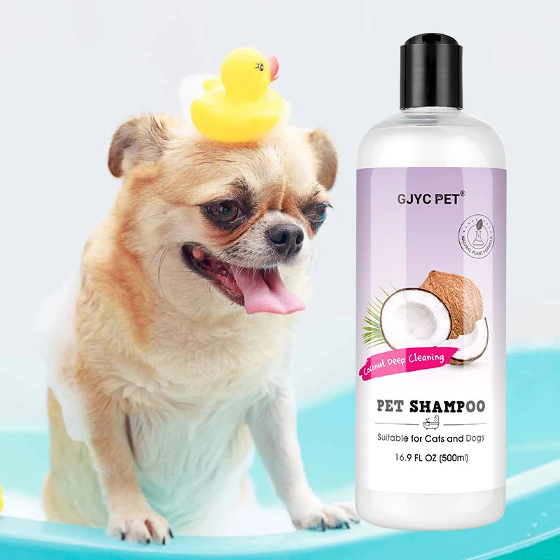 500ML Dogs And Cats Shampoo Deodorant Stay Fragrance Bathing Shower Gel Pet Shampoo Hair Cleaning Care Pets Supplies