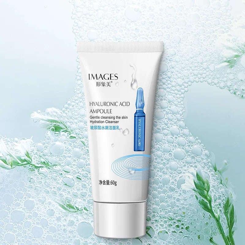 IMAGES Remover Deep Cleanser Foam Water-oil Balance Moisturizing Oil-Control Face Washing Products Hyaluronic Acid Nicotinamide