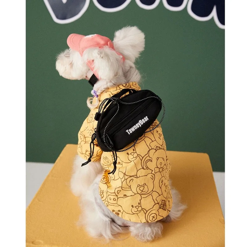 Pet Dog Crossbody Bag Fashion New Arrival Dog Sling Backpack Puppy Schnauzer Purse French Bulldog Bichon Dogs Pets Accessories