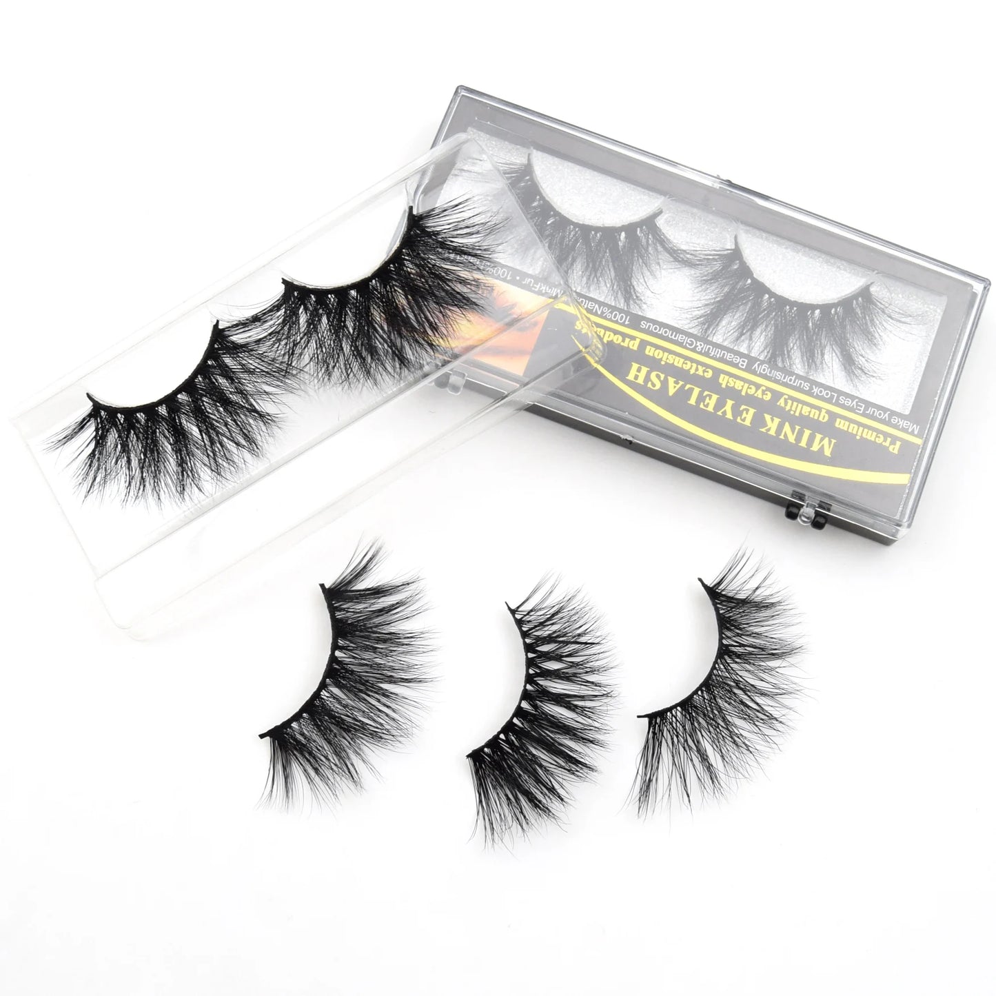 Visofree 25mm lashes 3D mink eyelashes cruelty free 25mm mink lashes handmade crisscross dramatic eyelashes faux cil makeup lash