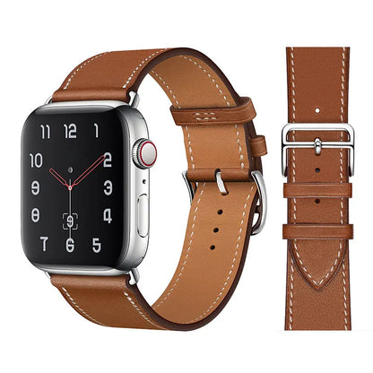 High quality Leather loop Band for iWatch 40mm 44mm Sports Strap Tour band for Apple watch 42mm 38mm Series 2 3 4 5 6 SE