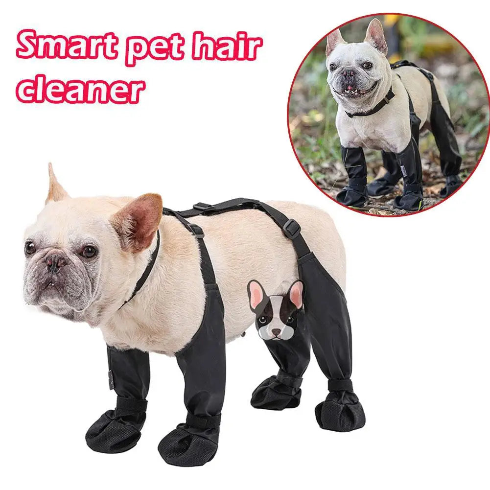 Dog Shoes Waterproof Adjustable Dog Boots Pet Breathbale Shoes For Outdoor Walking Soft French Bulldog Shoes Pets Paws