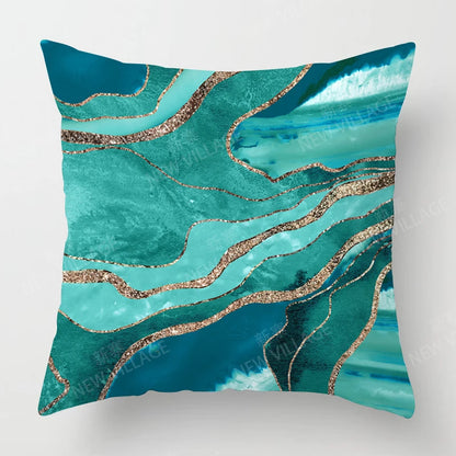 Modern Abstract Green Cushion Cover Home Decor Pillow Cover Sofa Throw Pillow Cover 45x45 40x40 50x50 60x60