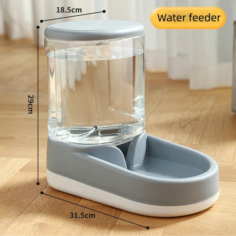 1Pc Automatic Pet Feeder, Pet Water Dispenser, Large-Capacity Dog And Cat Feeder And Water Dispenser