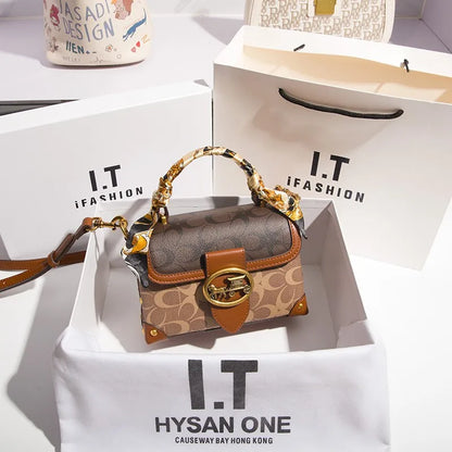 Luxury Brands New Trends Fashionable Classics Handheld Small Square Bags High Grade Fashionable One Shoulder Crossbody Box Bags