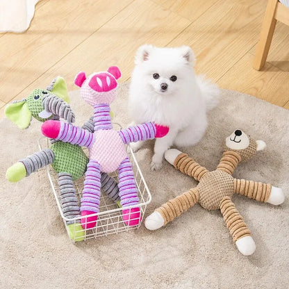 Elephant Pet Push Toys, Dogs, Self Relieving and Vocalizing Toys, Cat Teeth Grinding and Bite Resistant Interactive Toys