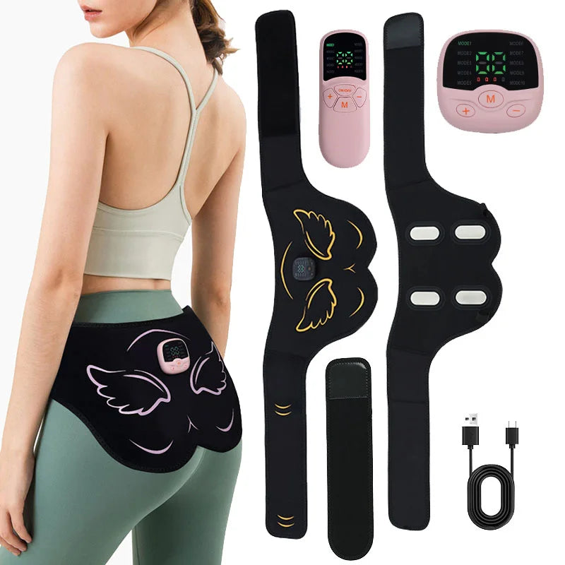 Electric Butt Muscle Stimulator EMS Hips Trainer USB Rechargable Buttocks Lifting Muscle Toner Lose Weight Burning Fat Fitness