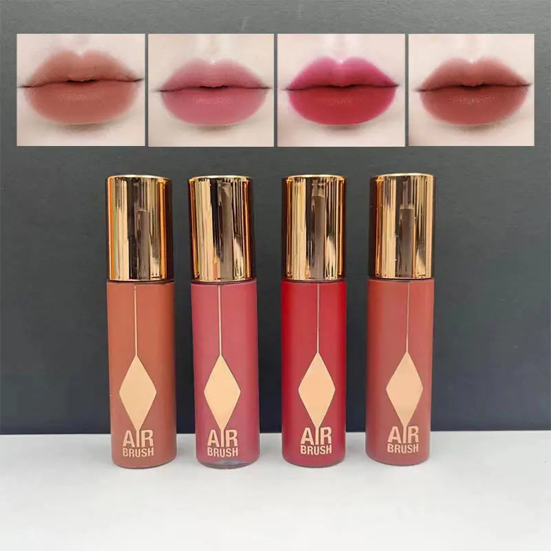 Liquid Matte Lip Gloss Lightweight Constant Mist Lipstick Waterproof Non-stick Cup Lipstick Long Lasting Moisturizing Lip Gloss