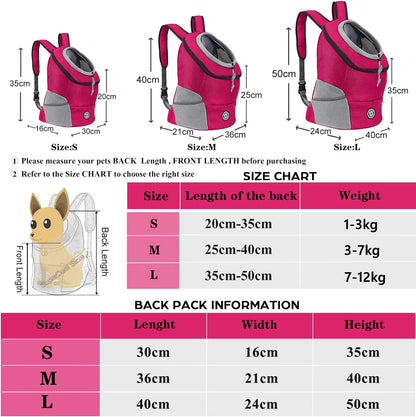 Pet Dog Carrier Bag Carrier For Dog Cat Backpack Out Double Shoulder Portable Travel Backpack Outdoor Dog Carrier Bag Travel Set