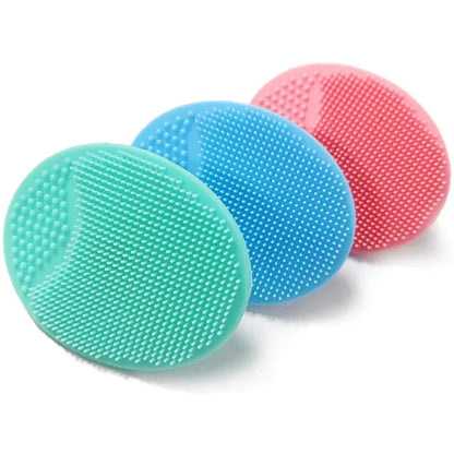 Silicone Cleaning Pad Exfoliating Brush Lifting Face Skin Scrub Suction Cup Baby Face Wash Brushes Massage Face Skin Care Tools