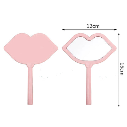 Makeup Mirrors With Handle Custom Logo Wholesale In Bulk Cosmetics Gift Ideas Small Business Eyelash SPA Hair Salon Mirror