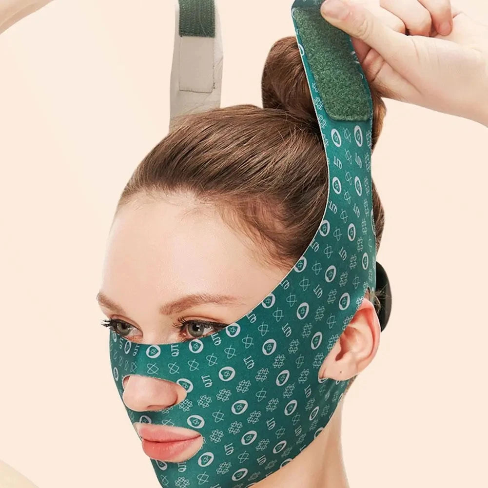 Adjustable V Face Bandage Lift Up Belt Reduce Double Chin Face Sculpting Sleeping Mask Facial Skin Care Tool Face Lifting Tapes