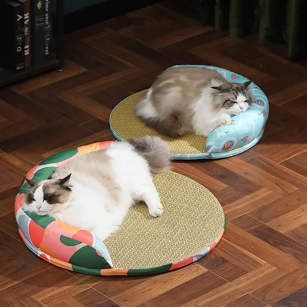 Summer Pet Cooling Mat Sleeping Pad Multipurpose Cat Dog Rattan Mat Cool Cushion Pet Products