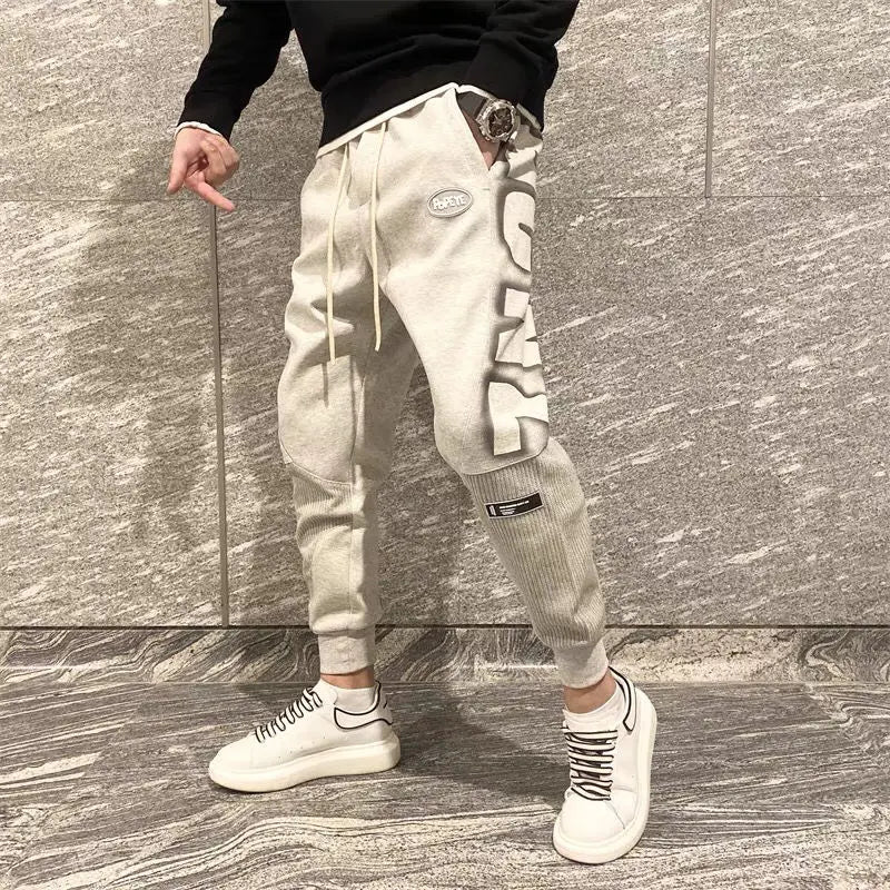 Harem Men's Sweatpants Free Shipping Sport Elastic Goth Y2k Trousers Korean Style Track Stylish Flated Summer Man Sweat Pants XL