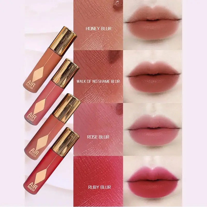 Liquid Matte Lip Gloss Lightweight Constant Mist Lipstick Waterproof Non-stick Cup Lipstick Long Lasting Moisturizing Lip Gloss