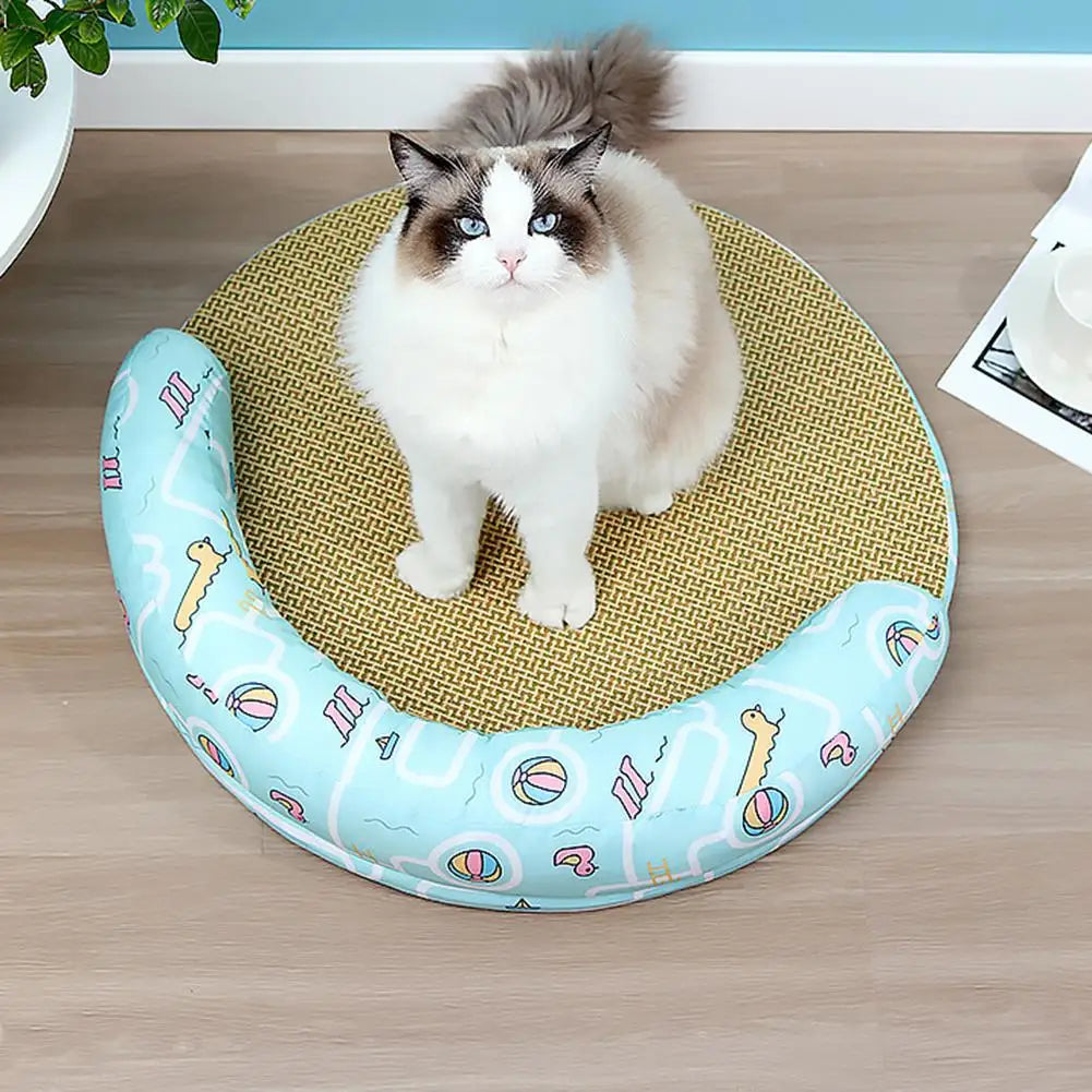 Summer Pet Cooling Mat Sleeping Pad Multipurpose Cat Dog Rattan Mat Cool Cushion Pet Products