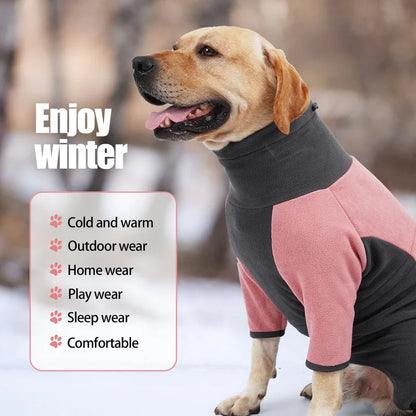 Winter Dog Jacket Clothes Warm Fleece Pet Dog Jumpsuit Pets Overalls Costumes For Small Medium Large Dogs French Bulldog