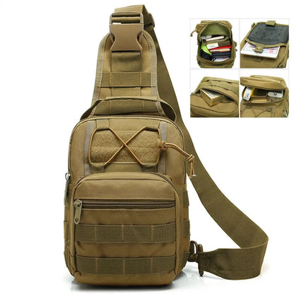 Outdoor Military Tactical Sling Sport Travel Chest Bag Shoulder Bag For Men Women Crossbody Bags Hiking Camping Equipment