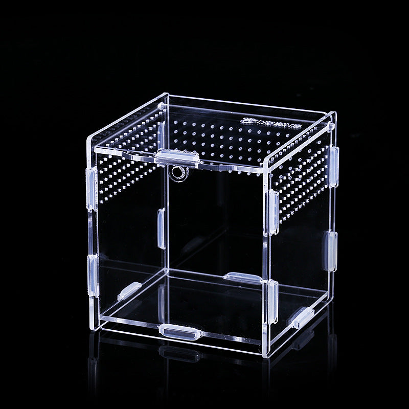 Assembled acrylic feed box climbing pet box tree inhabip 360 degree high transparent factory direct climb products