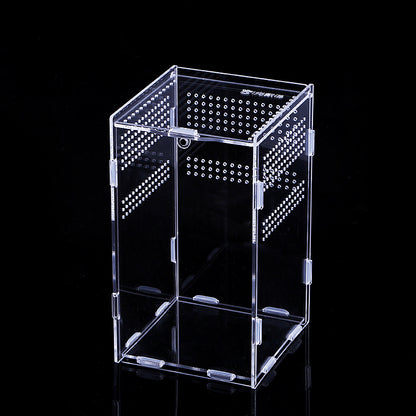 Assembled acrylic feed box climbing pet box tree inhabip 360 degree high transparent factory direct climb products