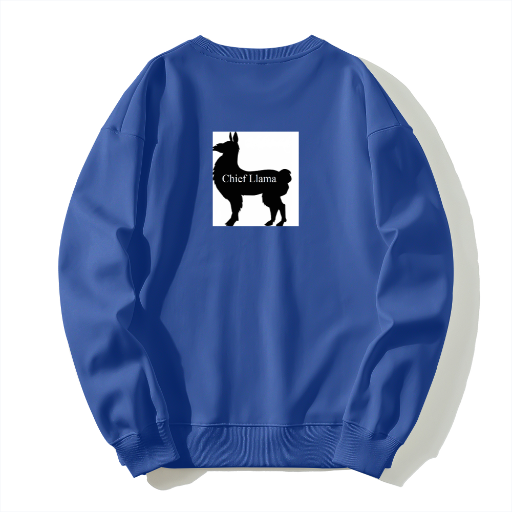 fleece thermal hoodie chief Llama