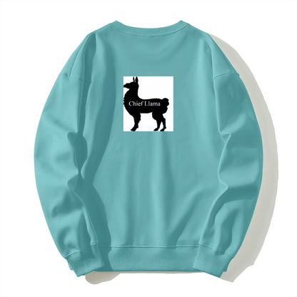 fleece thermal hoodie chief Llama