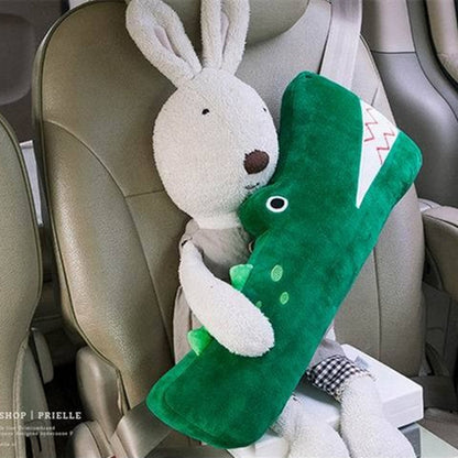 Korean cartoon children's car seat belt sleeve lengthening pillow appetizing plush pillow lands shoulder sleeve