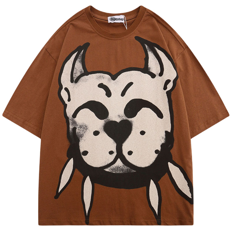 T-Shirt with dog print