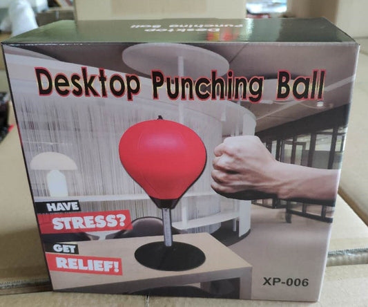 Desktop Children's Venting Speed Ball Office Big Sucker Boxing Venting Ball Tiktok Decompression Artifacts Foreign Trade Manufacturer