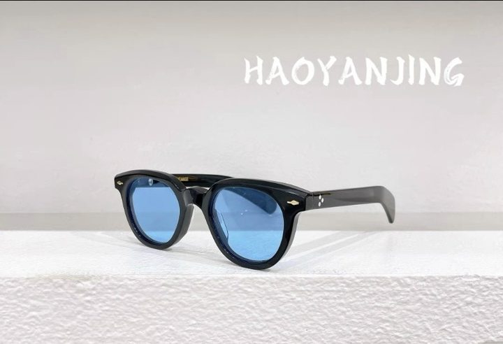 Handmade retro board cowboy transparent sunglasses for driving, colored sunglasses for nearsightedness