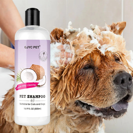 500ML Dogs And Cats Shampoo Deodorant Stay Fragrance Bathing Shower Gel Pet Shampoo Hair Cleaning Care Pets Supplies