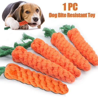 1pc Pet Dog Toys Cartoon Animal Dog Chew Toys Durable Braided Bite Resistant Puppy Molar Cleaning Teeth Cotton Rope Toy