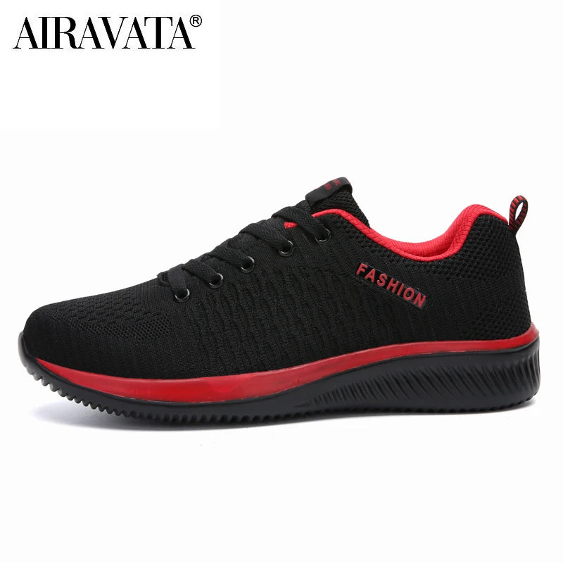 Men Women Knit Sneakers Breathable Athletic Running Walking Gym Shoes