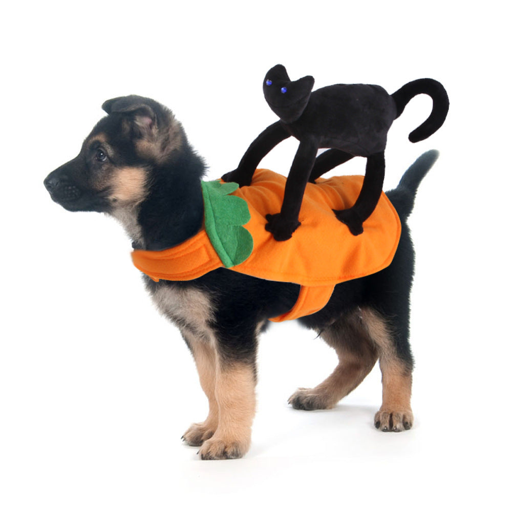 Summary Pet Cowboy Riding Costume Pet Supplies Costume Cosplay Halloween Dog Clothes