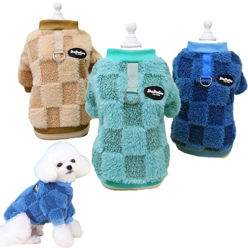 Soft Fleece Pet Clothes for Small Dogs Cats Vest Puppy Clothing French Bulldog Chihuahua Shih Tzu Costume Dog Accessories