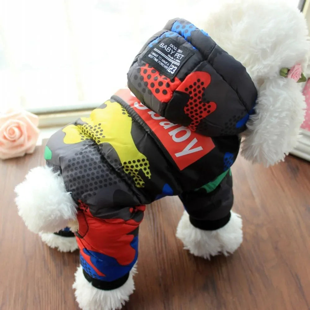 Waterproof Small Dog Coats for Puppy Windproof Warm Full Body Coat for Small Dogs Pets Cats Winter Clothes Outdoor Snow Jacket