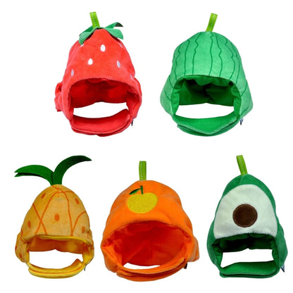 Funny Hat Pet Fruit Headwear Photo Props Suitable for Cats and Dogs