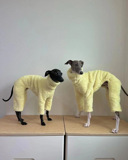 Winter Onesies For Dogs Soft Puppy Clothes High Neck Warm Italian Greyhound Clothes Whippet/Mexican Hairless/Maltese