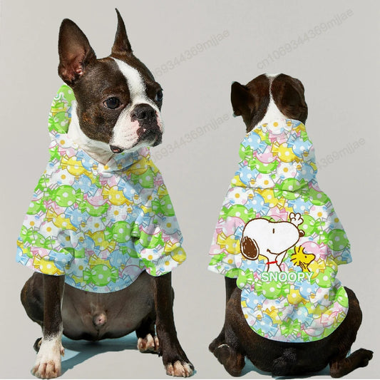 Disney  Hooded Sweater Pet Dog Clothes Dogs' Clothing 2023 French Bulldog Things for Dogs Apparels Pug Small Dog Costume Apparel