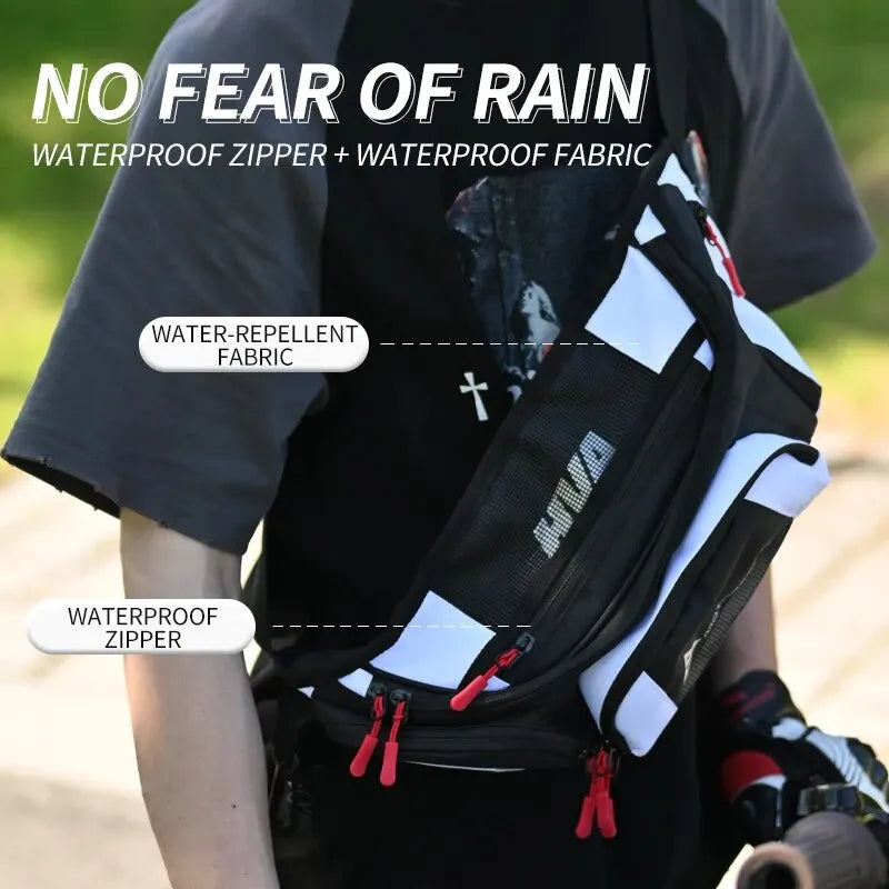 2024 New HVA Waterproof Oxford Waist Drop Leg Bag Thigh Hip Bum Belt Waist Bag Casual Shoulder Bag Motorcycle Ride Outdoor