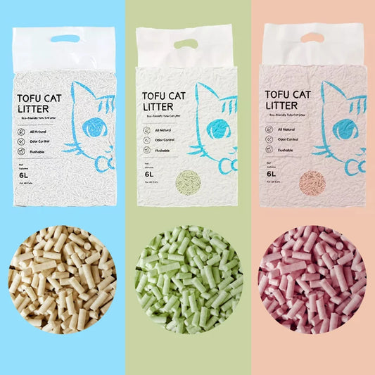 BEST High Quality Natural 2MM Tofu Cat Litter Sand Pet Shop Pet Product Supplier