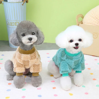 Soft Fleece Pet Clothes for Small Dogs Cats Vest Puppy Clothing French Bulldog Chihuahua Shih Tzu Costume Dog Accessories