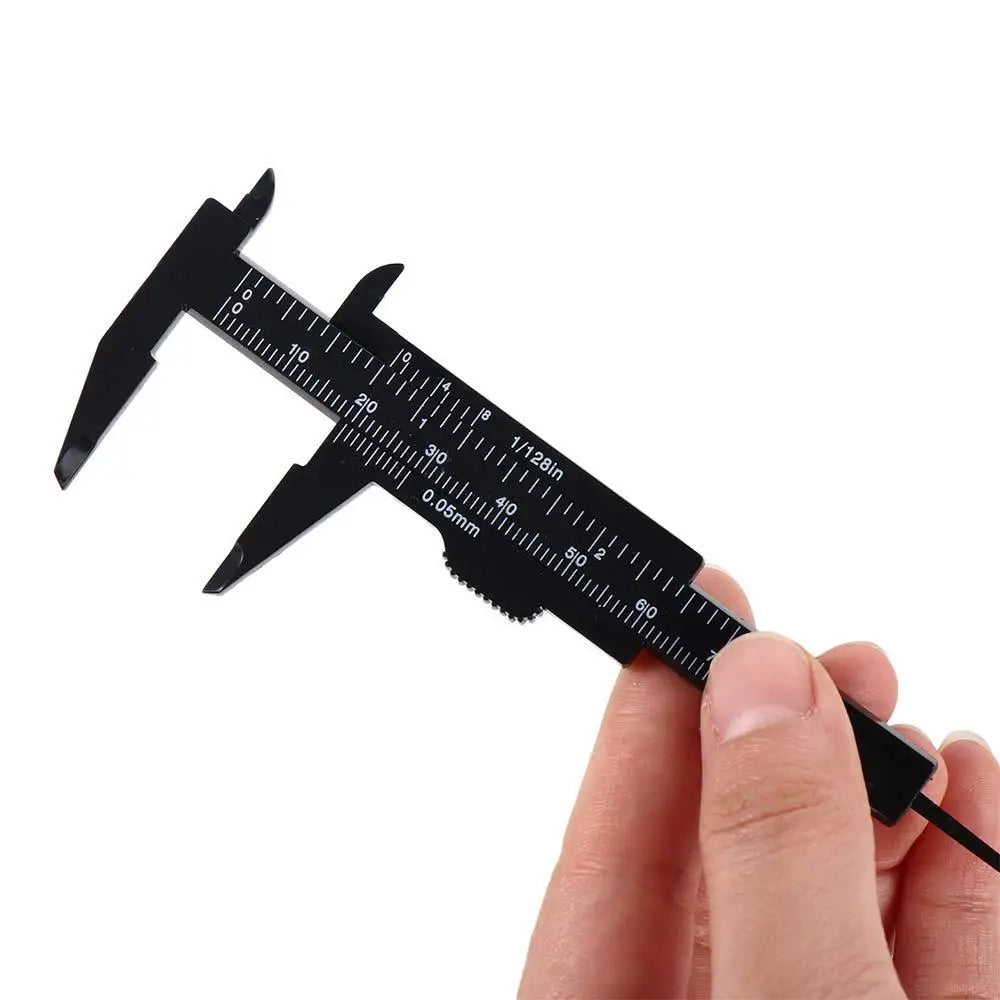 Portable 80mm Plastic Eyebrow Measuring Vernier Caliper Tattoo Microblading Caliper Ruler Permanent Makeup Measurement Tools