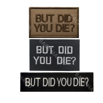 Text Patches for Clothes Embroidered Badges on Backpack Clothing Stickers Sewing DIY Decoration Applique Stripes Hook&Loop Patch