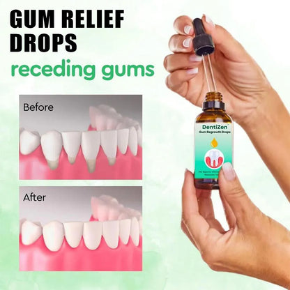 30ml Gum Regrowth Drops Relieve Mouth Periodontal Gum Bleeding Pain Treatment Bad Breat Antibacteria Oral Clean Care New