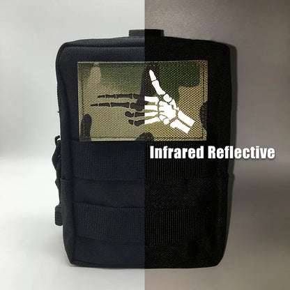 Multicam Tactical Patches IR Infrared Reflective Flags Military Patches on Backpack Vest Clothing Outdoor Badges Hook&Loop