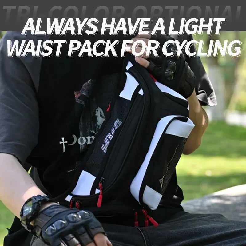 2024 New HVA Waterproof Oxford Waist Drop Leg Bag Thigh Hip Bum Belt Waist Bag Casual Shoulder Bag Motorcycle Ride Outdoor